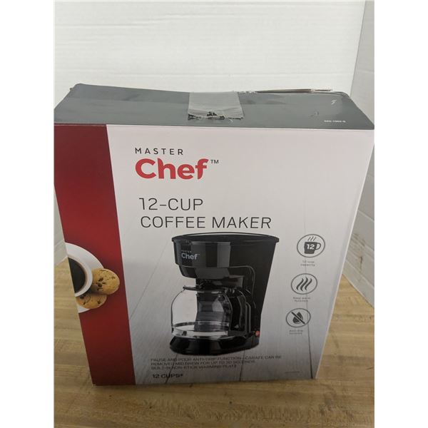 Master Chef 12cup Coffee Maker w/ Original Packaging