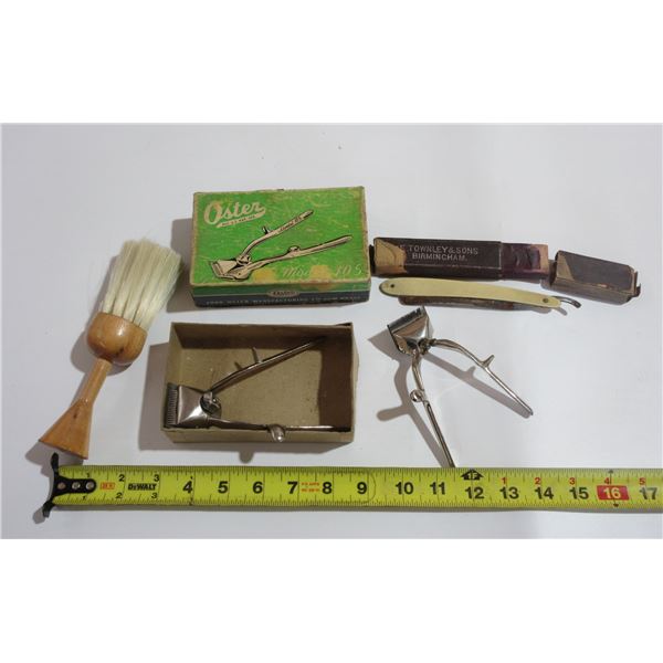 Vintage Shave Lot inc. Oster Clippers, Townley & Sons Razor