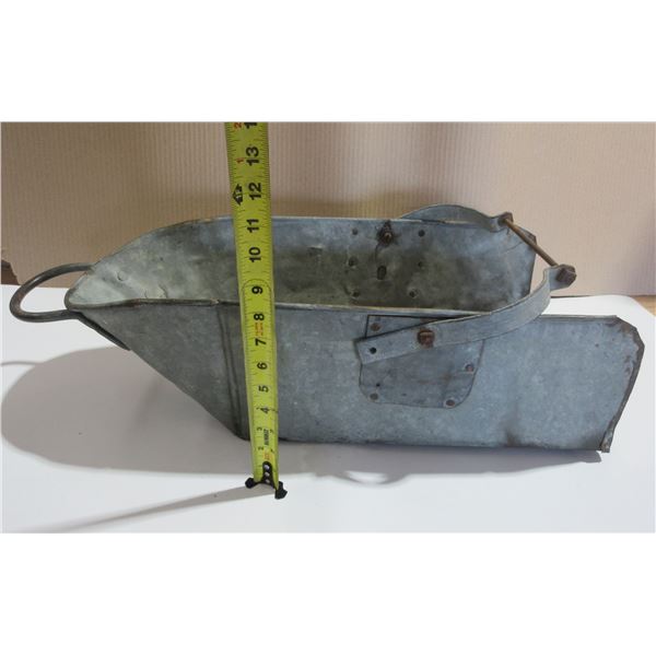 Galvanized Grain Bucket