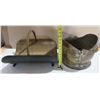 Image 1 : Metal Log Holder & Coal Scuttle