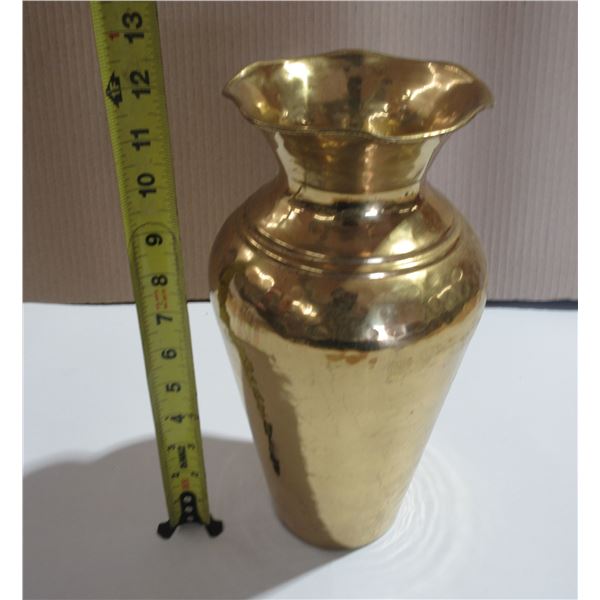 Solid Brass Vase