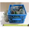 Image 1 : Assorted Glassware lot in Plastic Crate