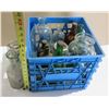 Image 2 : Assorted Glassware lot in Plastic Crate