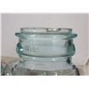 Image 3 : (4) Vintage Blue Coloured Canning Jars (One Jar is Chipped)