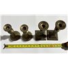 Image 2 : (2) Pair of Brass Candle Holders - 2.8kg total
