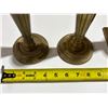 Image 3 : (2) Pair of Brass Candle Holders - 2.8kg total