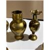 Image 6 : Lot of Mini Brass Vases, Jugs, etc. – 2.6kg total