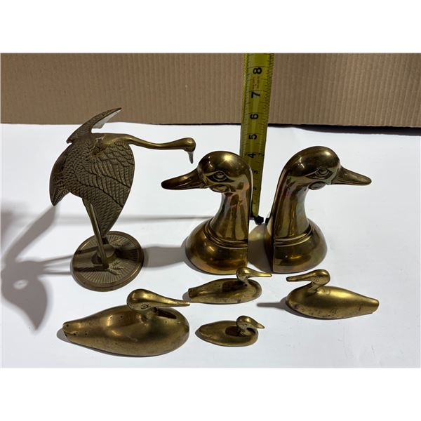 Brass Ducks/Birds Lot – 2.65kg total