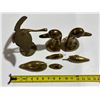Image 2 : Brass Ducks/Birds Lot – 2.65kg total