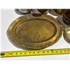 Image 2 : Lot of Brass Plates and Bowls – 2.25kg total