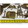 Image 4 : Lot of Vintage Brass Items – 3.5kg total