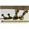 Image 2 : (2) Pairs of Brass Candle Sticks – 2.75kg total