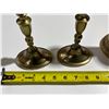 Image 3 : (2) Pairs of Brass Candle Sticks – 2.75kg total