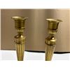 Image 5 : (2) Pairs of Brass Candle Sticks – 2.75kg total