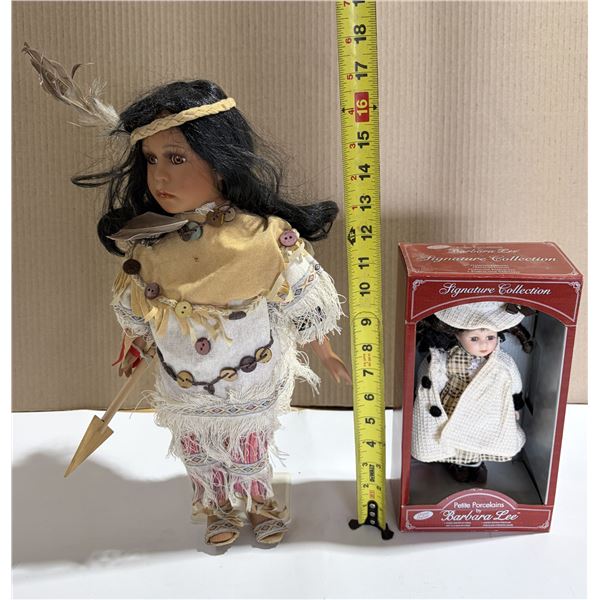(2) Vintage Porcelain Dolls