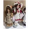 Image 2 : (4) Vanessa Porcelain Dolls w/ Certificate
