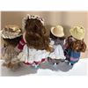 Image 4 : (4) Vanessa Porcelain Dolls w/ Certificate