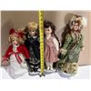 Image 1 : (4) Vintage Porcelain Dolls