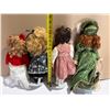 Image 4 : (4) Vintage Porcelain Dolls
