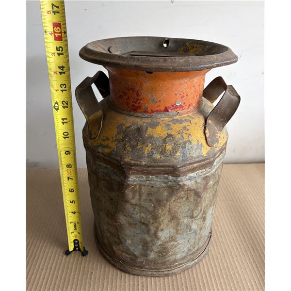 Vintage Metal Cream Can
