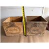 Image 1 : (2) Vintage Wooden Canadian Butter Saskatchewan Crates – The Dairy Pool & Co-Op