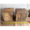 Image 3 : (2) Vintage Wooden Canadian Butter Saskatchewan Crates – The Dairy Pool & Co-Op