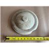 Image 1 : 9.5” Crock lid (has large chip missing)