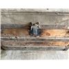 Image 2 : Antique Dome-Top Wooden Steamer Trunk – 24”H x 32”L x 19”W
