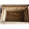 Image 4 : Antique Dome-Top Wooden Steamer Trunk – 24”H x 32”L x 19”W