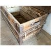 Image 6 : Antique Dome-Top Wooden Steamer Trunk – 24”H x 32”L x 19”W