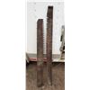 Image 1 : (2) Vintage Antique Logging Saw Blades