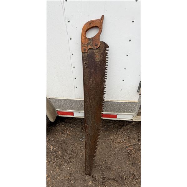 Vintage One Man Crosscut Logging Saw