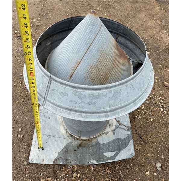Galvanized Metal Cone-Top Roof Ventilator