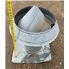 Image 1 : Galvanized Metal Cone-Top Roof Ventilator
