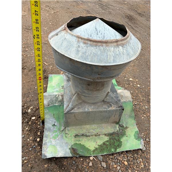 Galvanized Metal Cone-Top Roof Ventilator