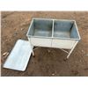 Image 8 : Outdoor/Camping Wash Basin Table, 32”H x 34”L x 21”W