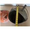 Image 2 : Galvanized Bucket & Red Metal Gas Can