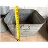 Image 2 : (3) Galvanized Metal Items Lot