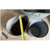 Image 5 : (3) Galvanized Metal Items Lot