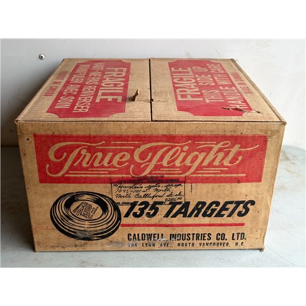Box of (135) True Flight Clay Targets – Full Box