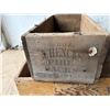 Image 6 : Vintage Wooden Ironing Board and (2) Wooden Crates/Boxes