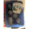 Image 2 : 8 drinking glasses, 6 christmas bowls, 4 vintage campbells soup cups