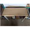 Image 3 : Vintage wooden desk, partially restored, 36x15x30"