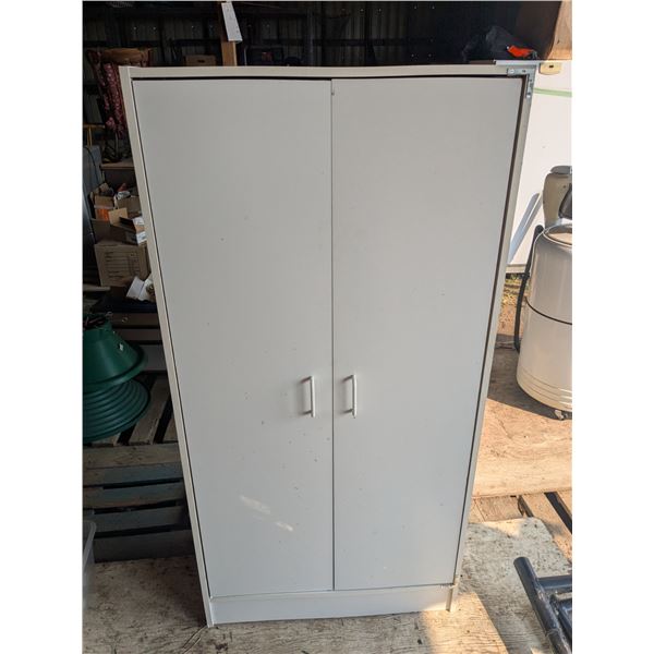 Cabinet with 4 interior shelves, 30x16x60"