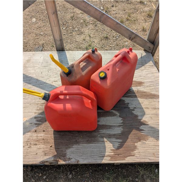 3- 20L gas cans