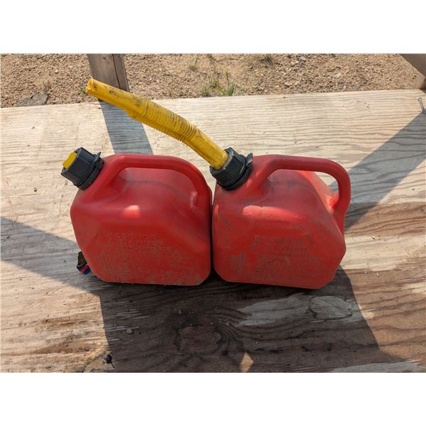 2- 5L gas cans