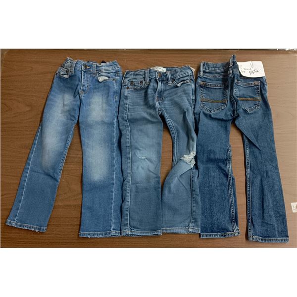 3 Blue Jeans 5-6 (Abercrombie and old Navy)