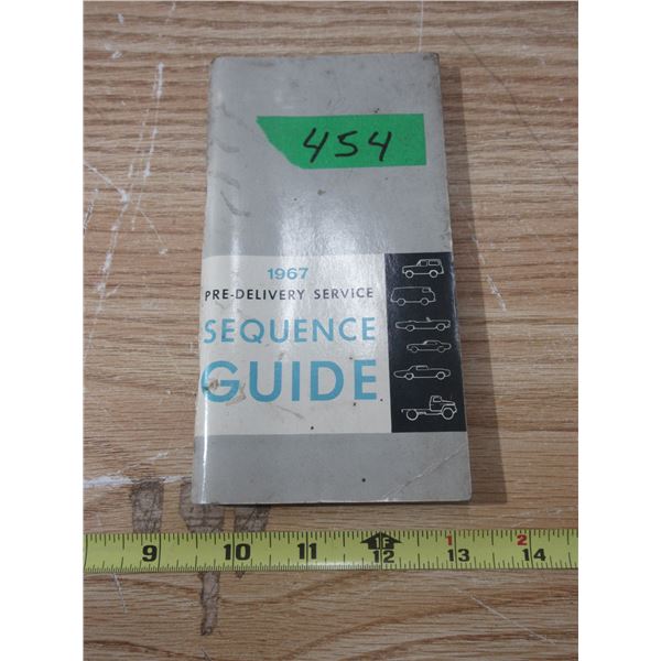 1967 Pre-Delivery Service Sequence Guide