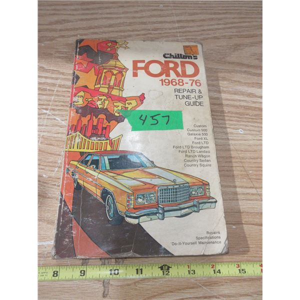 Chiltons Ford 1968-76 Repair Tune-Up Guide