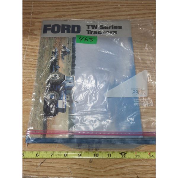 Ford TW Serios Tractor Brochure